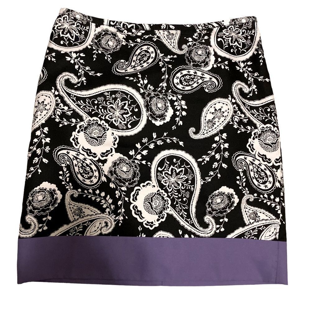 Ann Taylor Loft Paisley skirt
